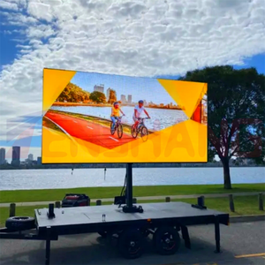 Di động biển quảng cáo Hitch AD P3 P4 bên ngoài thương mại quảng cáo kỹ thuật số LED Board Màn hình hiển thị bảng điều chỉnh dấu hiệu Pickup Truck Trailer - Product Image 2