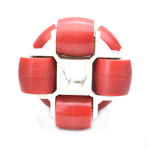 Capacidade de carga 120KG personalizado ZOTY2LR-140 Nylon <span class=keywords><strong>Omni</strong></span> <span class=keywords><strong>Wheel</strong></span> para Stone Conveyor - Product Image 3