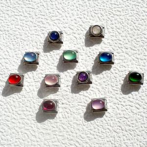 Joyería de Acero Inoxidable Estilo Italiano, Nuevo Lanzamiento, Serie de Gemas Personalizadas, Cadena de Ensamblaje, Dijes para Pulseras DIY - Product Image 1