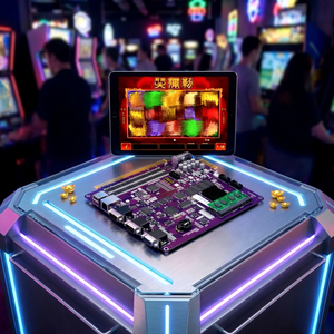 Placa PCB de juego multilínea Happy Buddha Amusement con doble pantalla, interfaz táctil RS232 para salas de juegos arcade, personalizada. - Product Image 2