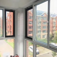 Ventanas Inteligentes Deslizantes Automáticas con Rotura de Puente Térmico de Aluminio y Doble Vidrio Templado para Hogar Inteligente