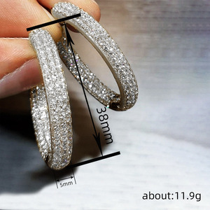 Orecchini Scintillanti da Donna, Eleganti Gioielli per le Orecchie alla Moda - Product Image 4