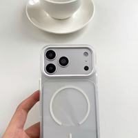 Coque de protection magnétique en TPU souple de luxe pour chargement sans fil pour iPhone 17 16 15 14 13 12 11 Pro Max (vente en gros)