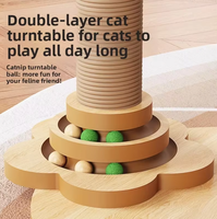 Meilleure Vente : Arbre à Chat Gain de Place avec Maison Intégrée et Griffoir – Idéal pour Salon Intérieur – Fournitures pour Animaux de Compagnie