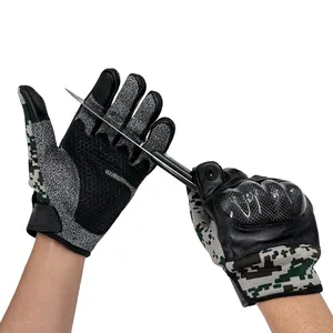 MG914 Carbon Fiber Knuckle Protector Touchscreen Outdoor Sports Riding Motor Bike Motorcycle Gloves Touch Screen