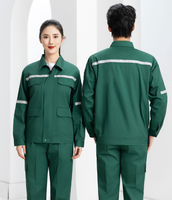 Combinaison de travail antistatique à manches longues, nouveaux ensembles de vêtements de travail, bande réfléchissante, uniformes de travail à manches longues