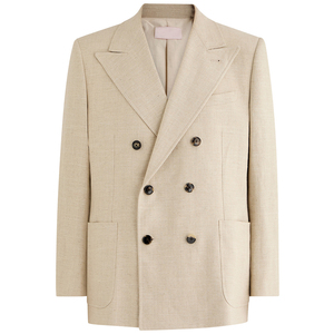 Trajes caqui para hombre, trajes formales, chaqueta elegante, muesca de solapa de un solo pecho, chaqueta Formal, pantalones, chaleco, traje ajustado - Product Image 2