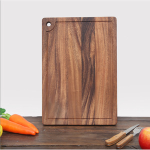 <b>Wooden</b> Cutting Board Rectangle Multifunction Kitchen Chopping <b>Block</b> With Sink Double Sided - Product Image 4