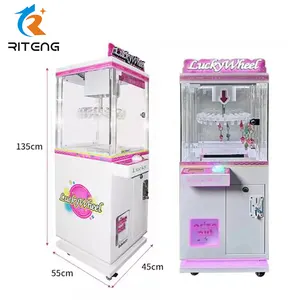 Riteng Clip Prize Gift Claw Machine Game Vending Coin Operated Crane Arcade Claw Crane Machine Para Venda