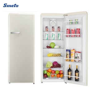 Réfrigérateur à porte simple avec poignée en métal chromé, réfrigérateur vintage pour DSR-225WU, réfrigérateur à porte simple - Product Image 2