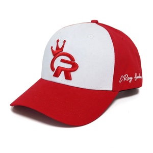 Gorra de Béisbol Hip Hop de 6 Paneles, 100% Algodón, Unisex, con Bordado 3D, Diseño de Contraste de Colores, con Visera Curva - Product Image 1