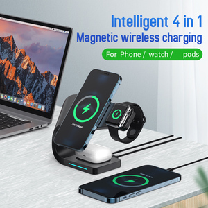 <span class=keywords><strong>Chargeur</strong></span> magnétique sans fil 3 en 1 Station de charge pour montre de téléphone pour <span class=keywords><strong>iPhone</strong></span> 12 13 14 15 Pro Max 15W Chargeurs à <span class=keywords><strong>induction</strong></span> - Product Image 5
