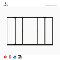 Ventanas Corredizas y Elevables de Aleación de Aluminio de Primera Marca con Marco Estrecho, Insonorizadas y con Diseño Gráfico para Sala de Estar