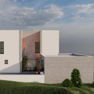 Maison préfabriquée à deux étages de 325 m2, design moderne, maisons préfabriquées avec <span class=keywords><strong>garage</strong></span> de 40 m2 inclus et 4 chambres + 3 salles de bain - Product Image 6