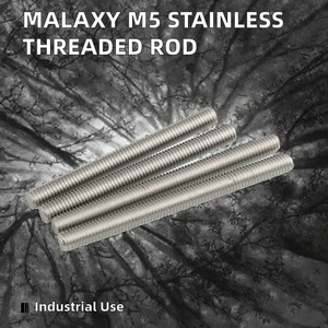 Cho malaxy độ chính xác cao din975 din976 mạ kẽm M5 Acme Threaded thanh thanh thép không gỉ màu đen kẽm kết thúc Metric đo lường - Product Image 2