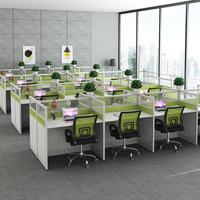 Vente en gros de poste de travail pour centre d'appels avec écrans de séparation de bureau Système de bureau pour armoire-Postes de travail peu encombrants pour le personnel