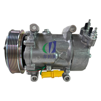 Nouveau compresseur de climatisation de voiture de haute qualité 6PK 119mm 12V Peugeot 307 2001-2011 OEM 6453QJ 9670318880 9659875780 Pièce de climatisation