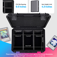 Étui de rangement pour cartes classées INCHOI, boîte de protection en plastique, étanche IP67, boîte de rangement pour cartes de sport à collectionner