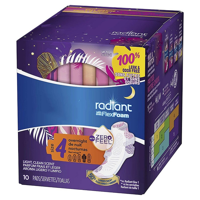 Radiant Teen Pads Get Real Regular