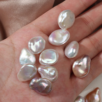 Perles en vrac naturelles d'eau douce baroques en forme de goutte d'eau, 13-14 mm, forte luminosité, pour la fabrication de bijoux DIY