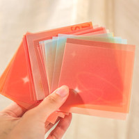 Notes autocollantes transparentes personnalisées imprimées par le fabricant, colorées, mignonnes, à déchirer, pour liste de choses à faire