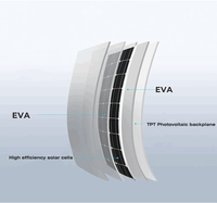 Panneaux solaires potentiels New Energy panneaux solaires flexibles transparents panneau solaire photovoltaïque monocristallin pour la maison