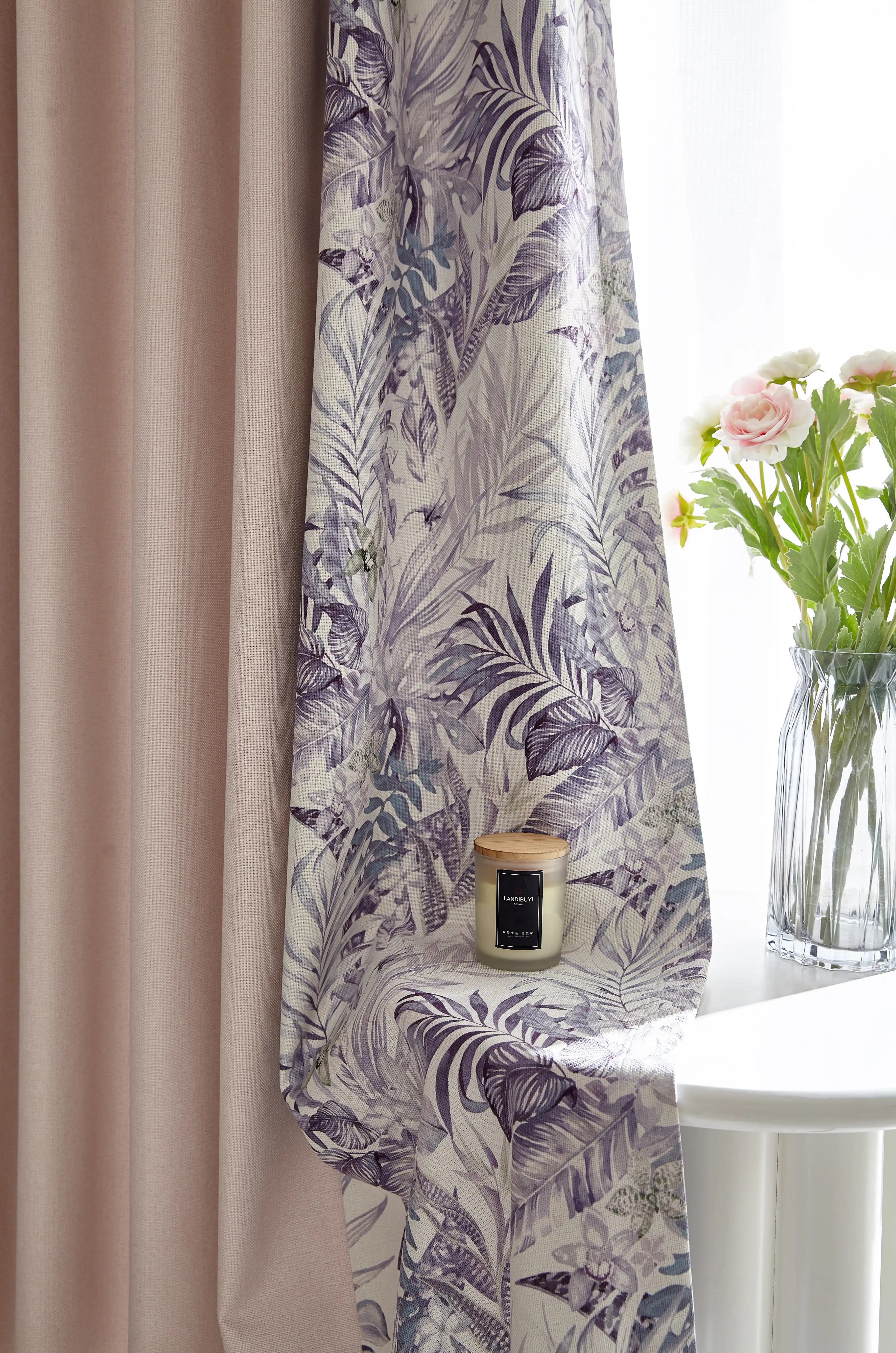 126 '' zoll 320 cm breite anti-uv luxus vorhang verdunkelungsstoff großhandel rolle textilien