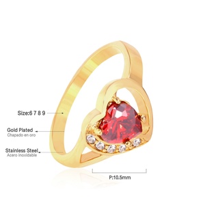 Anillos de Diamantes Personalizados, Anillo de Oro de 18k, Joyería de Circonio, Diseños para Mujer, Anillos de Acero Inoxidable - Product Image 3