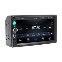Radio para Auto BQCC 2DIN con Pantalla Táctil IPS de 7 Pulgadas, RGB, Mirror Link, FM/USB/AUX/SWC, Reproductor Multimedia con Carplay