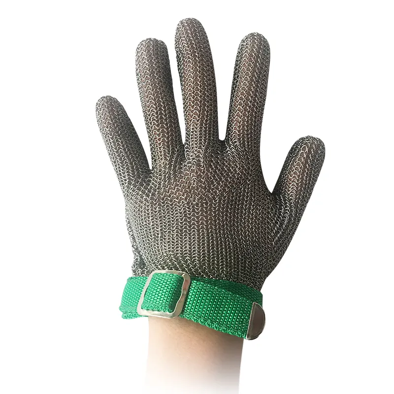 Stahl handschuhe Kettenhemd Edelstahl Mesh Cut Resistant Handschuhe für elektrische Säge Schneider