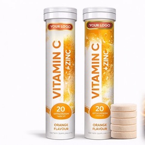 Comprimés effervescents de vitamine C Vorx Biotech, calcium, vitamine D3, soutien immunitaire quotidien, fournisseur de comprimés effervescents OEM ODM - Product Image 1