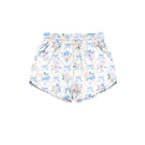 SS0933 rts Little active girl <b>hot</b> <b>pink</b> ice scream sprinkle print summer kids wholesale girl child summer shorts set - Product Image 5