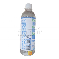 Modèle de bouteille d'eau gonflable géante personnalisée en tissu Oxford PVC avec ventilateur intégré et impression UV