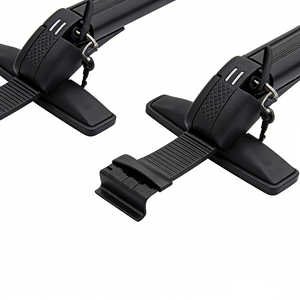 <span class=keywords><strong>Porte</strong></span>-bagages universel en alliage d'aluminium pour toit avec serrures <span class=keywords><strong>antivol</strong></span> et barres transversales, capacité 100 kg - Product Image 6