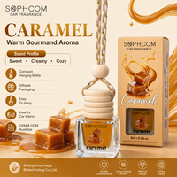 Diffuseur d'huiles essentielles pour voiture, flacon en verre de 8 ml avec bouchon en bois, parfum longue durée, fragrance naturelle pour voiture