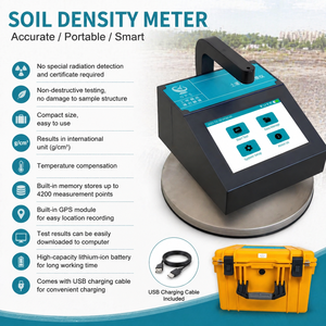 Densitomètre de sol sans graines à compensation automatique de température pour l'étalonnage de précision et les tests de sol sur autoroutes et voies ferrées - Product Image 4