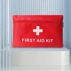 14ชิ้นชุดปฐมพยาบาลกระเป๋าชุดปฐมพยาบาลพร้อมอุปกรณ์ทางการแพทย์ฉุกเฉินที่จำเป็นสำหรับการเดินทางบ้านสำนักงานกลางแจ้งตั้งแคมป์เดินป่า - Product Image 3