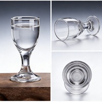 Verre à shot miniature de 10 ml avec logo personnalisé, sans plomb, de haute qualité, écologique, en verre transparent pour la dégustation de spiritueux et de liqueurs