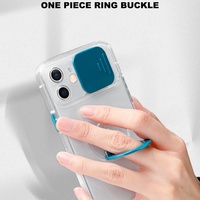 Coque de téléphone antichoc et étanche avec béquille et protection coulissante pour appareil photo en TPU+PC pour iPhone 12, 11 Pro Max, 8, 7 Plus, X, Xr, SE (modèles 2021)