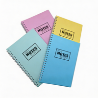 Cuaderno Espiral Metálico de Tapa Dura A5 con Cubierta de PP, Cuadernos Espirales para Estudiantes con Papel Rayado al por Mayor