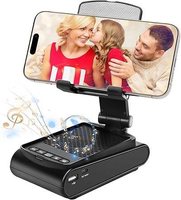 Chargeur sans fil rapide 15W avec lumière LED, batterie externe et haut-parleur - Charge rapide multifonctionnelle pour montres connectées, personnalisable