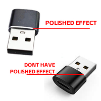 Adaptor OTG Laptop dari Aluminium Alloy 2.0, Adaptor USB C ke USB A untuk iPhone 16 15 Samsung S25