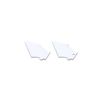 Profilé LED en aluminium 6063 de haute qualité pour bande lumineuse, canal LED pour cloison sèche avec couvercle PMMA/PC, anodisation certifiée CE, garantie 5 ans