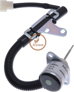Vanne solénoïde d'arrêt 1G820-60022 1G820-60012 1G820-60020 1503ES-12A5SUC9SLC24 SA-5156-12 Compatible avec les excavatrices - Product Image 1