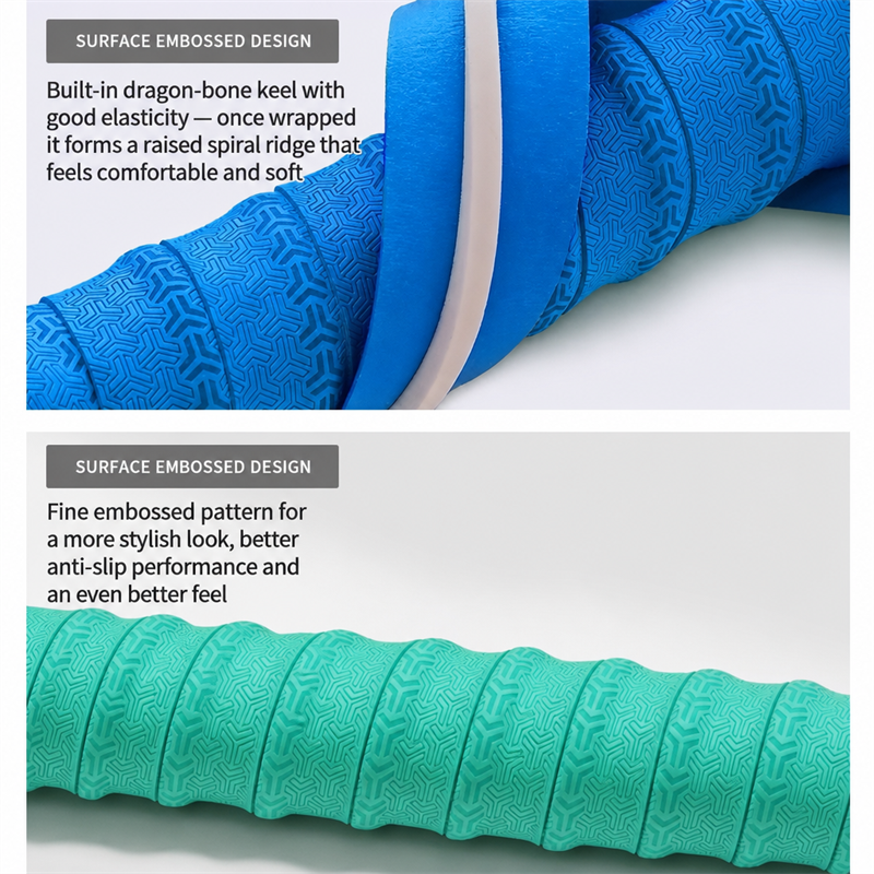 Embossed PU Badminton Racket Overgrip Anti Slip Sweat Absorbent ...