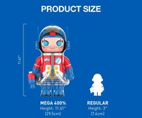 POPMART MEGA SPACE MOLLY 400% Оптимус Прайм Оригинальная аниме фигурка из ПВХ, коллекционная, в слепой коробке, для декора дома, подарок