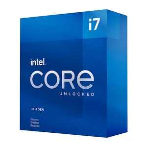 Intel Core i7 11700KF Processor 8 Cores up to 5 GHz 65W DDR4 Memory CPU Support Socket LGA1200 Motherboard B560 Z590