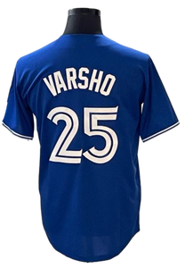 Jersey de Béisbol <span class=keywords><strong>Azul</strong></span> Completo con Costuras Toronto 2026 para Hombre # 27 Guerrero Jr # 11 Bichette # 30 Camisetas de Béisbol de Poliéster Kirk para Jugadores - Product Image 2