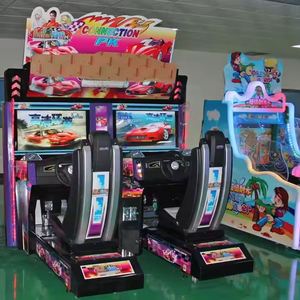 เครื่องเกมแข่งรถอาร์เคดสำหรับผู้ใหญ่ 2 คน แบบหยอดเหรียญ รองรับภาษาอังกฤษ รับประกัน 1 ปี - Product Image 4