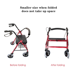 Andador con Ruedas <span class=keywords><strong>de</strong></span> Aluminio para Exteriores Senyang, Andador y Rollator al por Mayor para Personas Mayores y Obesas - Product Image 2